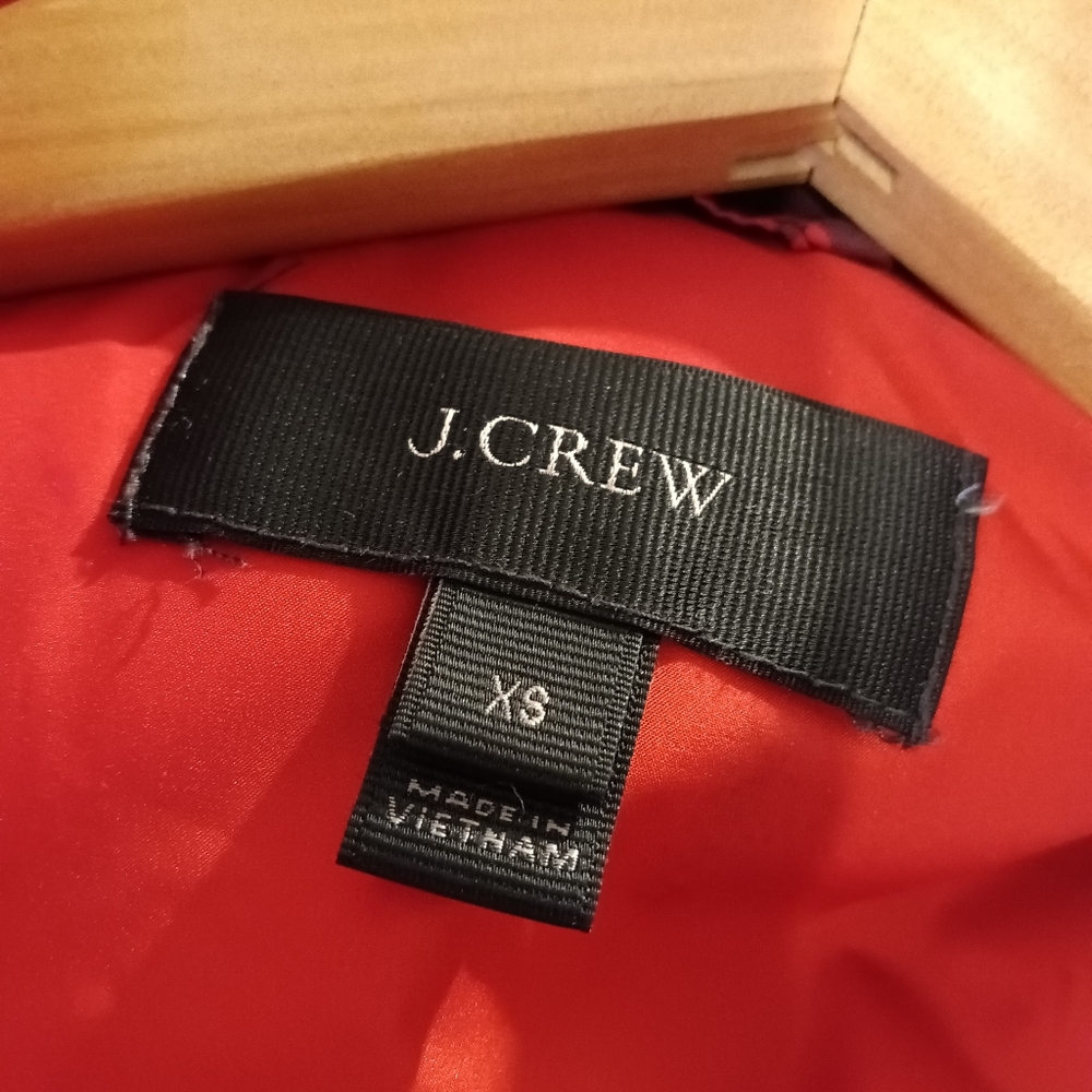 J. Crew Down Plaid Puffer Vest - Picture 5 of 9